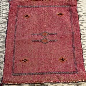 Moroccan cactus silk pillow